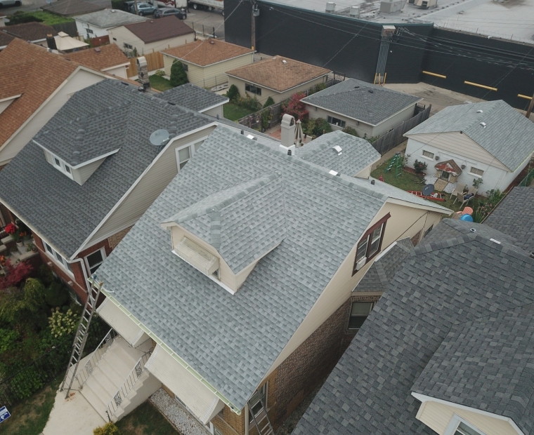 Completed roof replacement